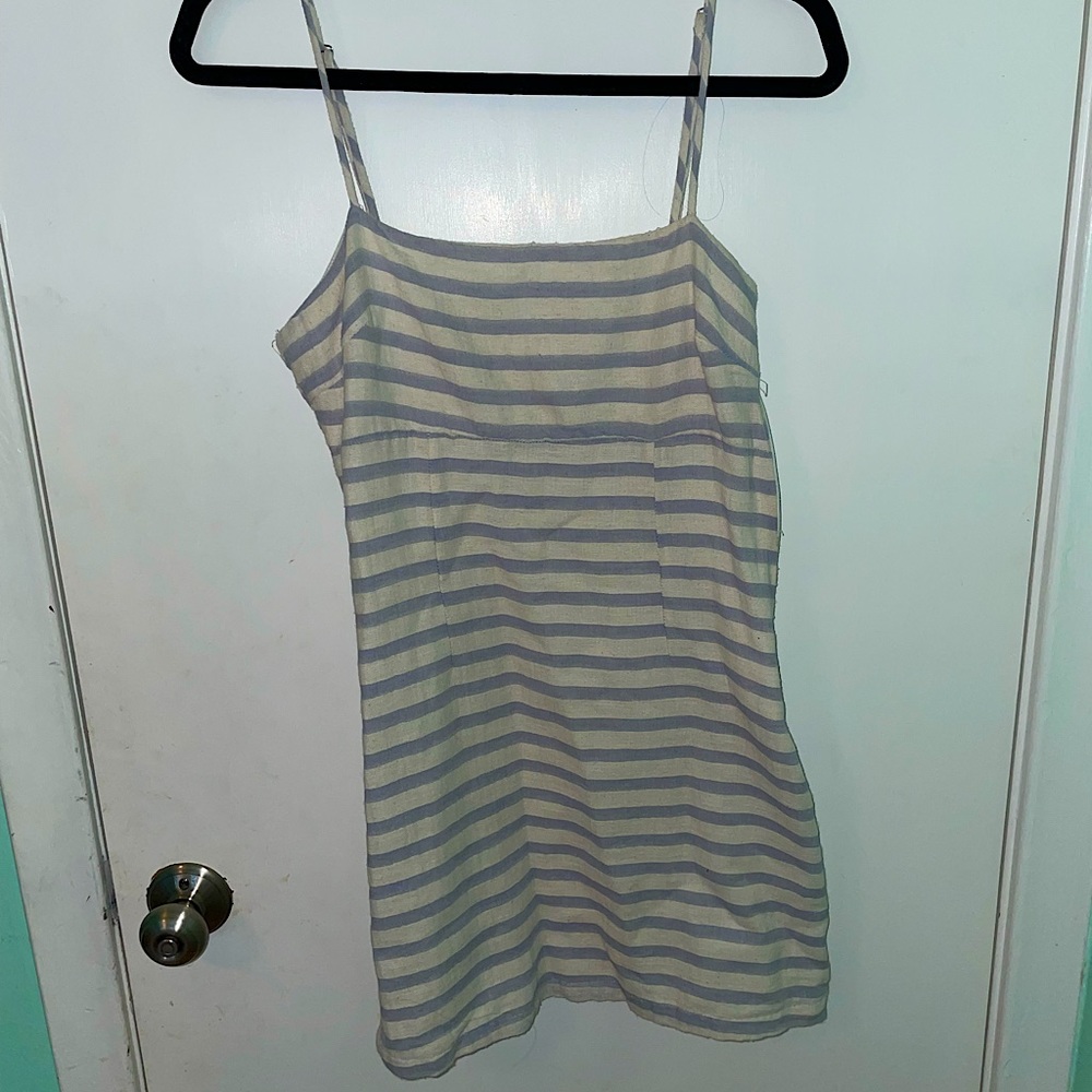 Blu Spero Women’s Striped Casual Mini Dress